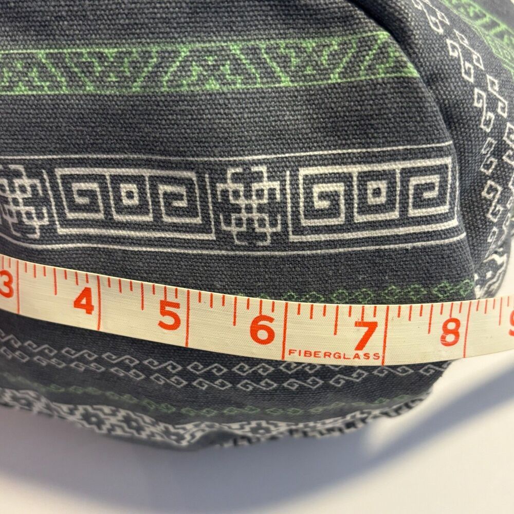 Ewedoos Gray Green Boho Pattern Yoga Mat Bag Carrier Strap Canvas Tote Boho - Picture 7 of 12
